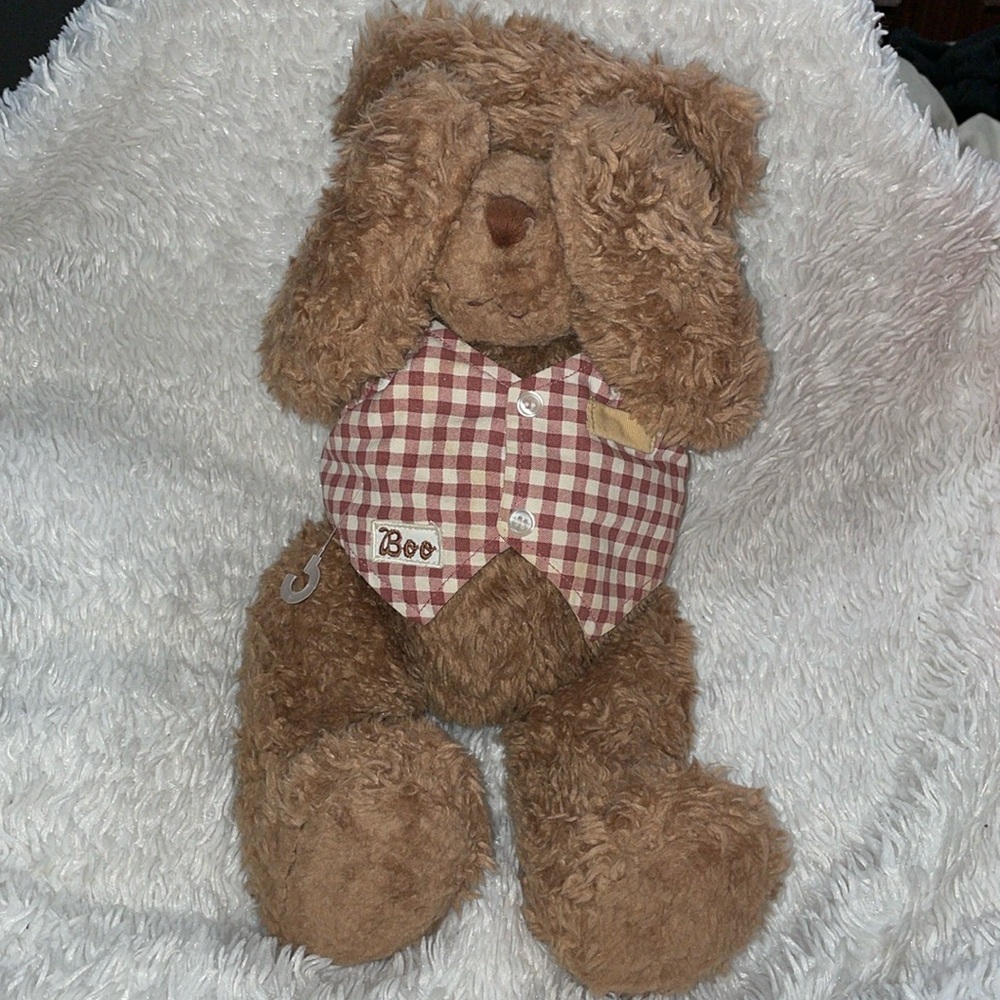 MANGO Peek A Boo Pal Magnetic Hands Teddy Bear Stuffed Animal Plush Toy Vintage